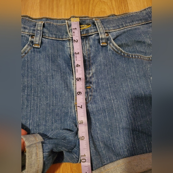 Riders Blue Distressed Jean Shorts Size 6 EUC - Picture 7 of 7